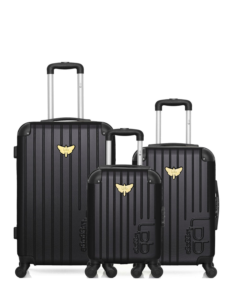 LPB LUGGAGE  -  Lot de 3  -  Valise weekend , valise cabine et valise cabine XXS MARIANNE