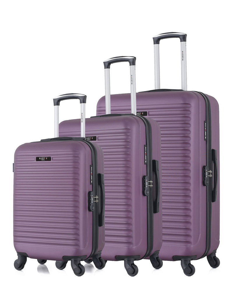 BLUESTAR - Set de 3 Valises BRAZILIA 75 cm 4 Roues
