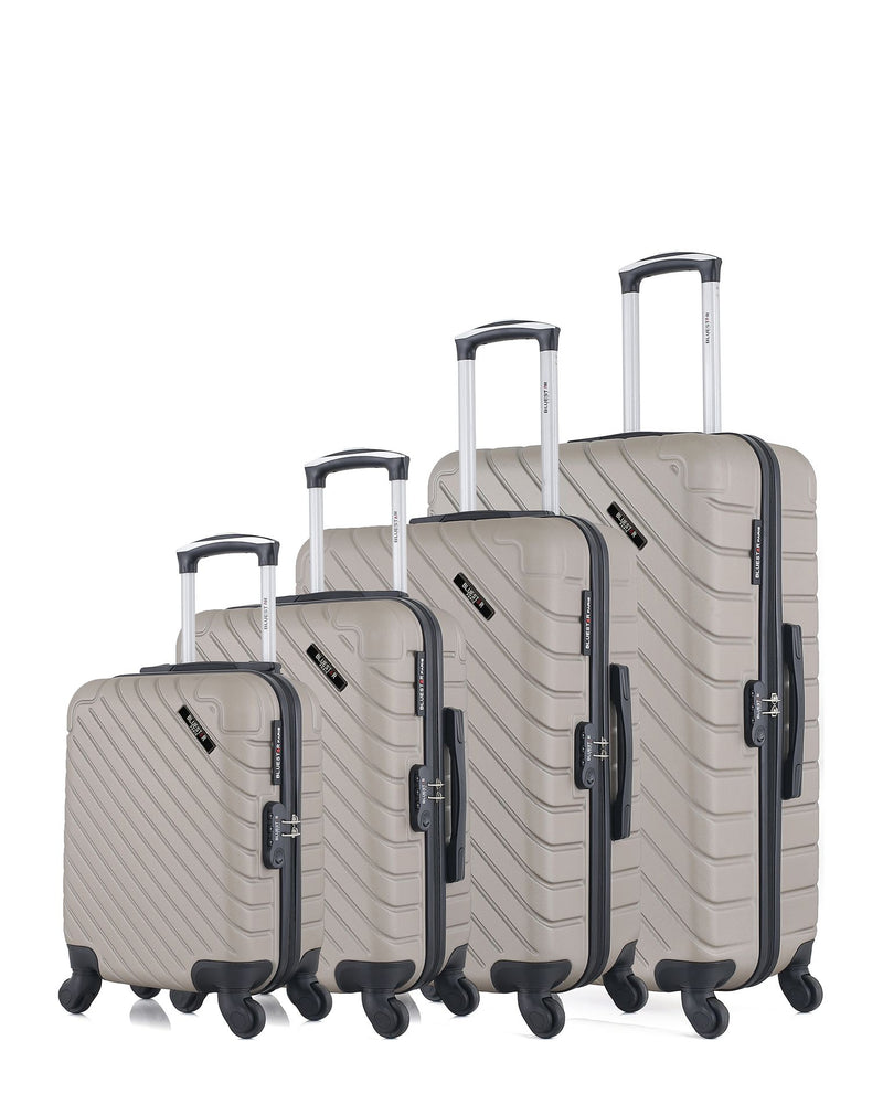 BLUESTAR - Set de 4 Valises CITE-M 75 cm 4 Roues