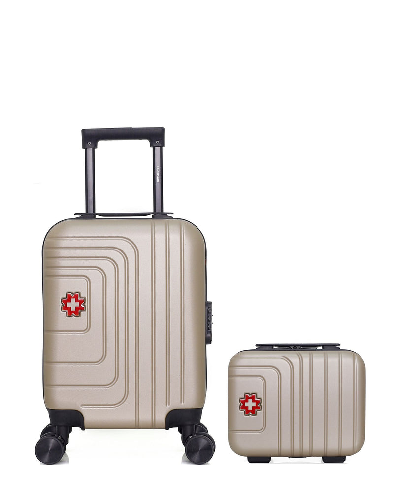 SWISS KOPPER - LOT DE 2 - Valises cabine XXS et vanity RUTI