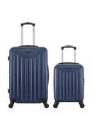AMERICAN TRAVEL - LOT DE 2 - Valise Week-end et Valise Cabine XXS BROOKLYN