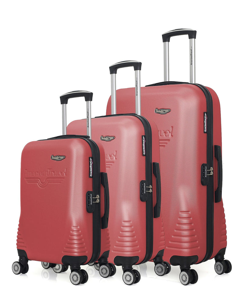 AMERICAN TRAVEL - Set de 3 Valises DC