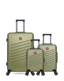 SWISS KOPPER - LOT DE 3 - Valise Grand Format, Valise Cabine et Valise Cabine XXS ZURICH
