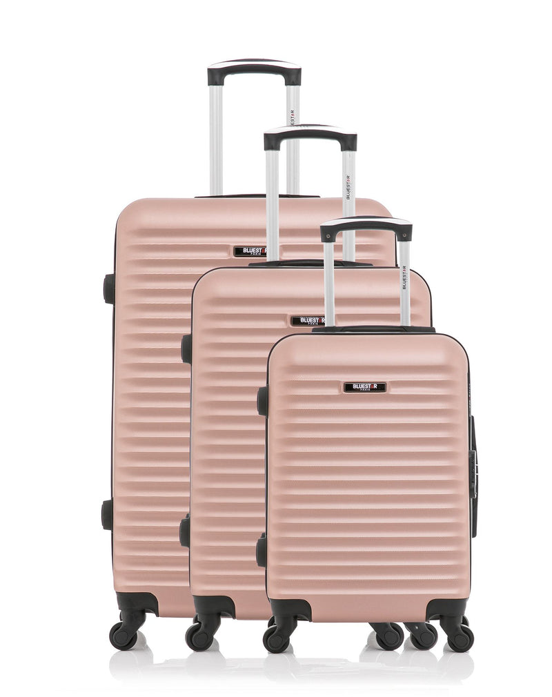 BLUESTAR - Set de 3 Valises BRAZILIA 75 cm 4 Roues
