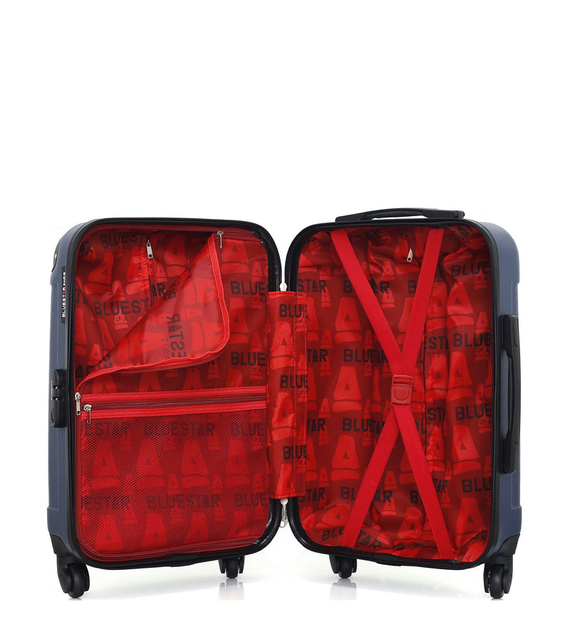 BLUESTAR - Valise Cabine MADRID 55 cm 4 Roues