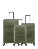 Lot de 3 Valises Rigides Grand Format, Taille Moyenne et Cabine LYNDA