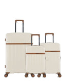 Lot de 3 Valises Rigides Grand Format, Cabine et Cabine XS ZERMATT