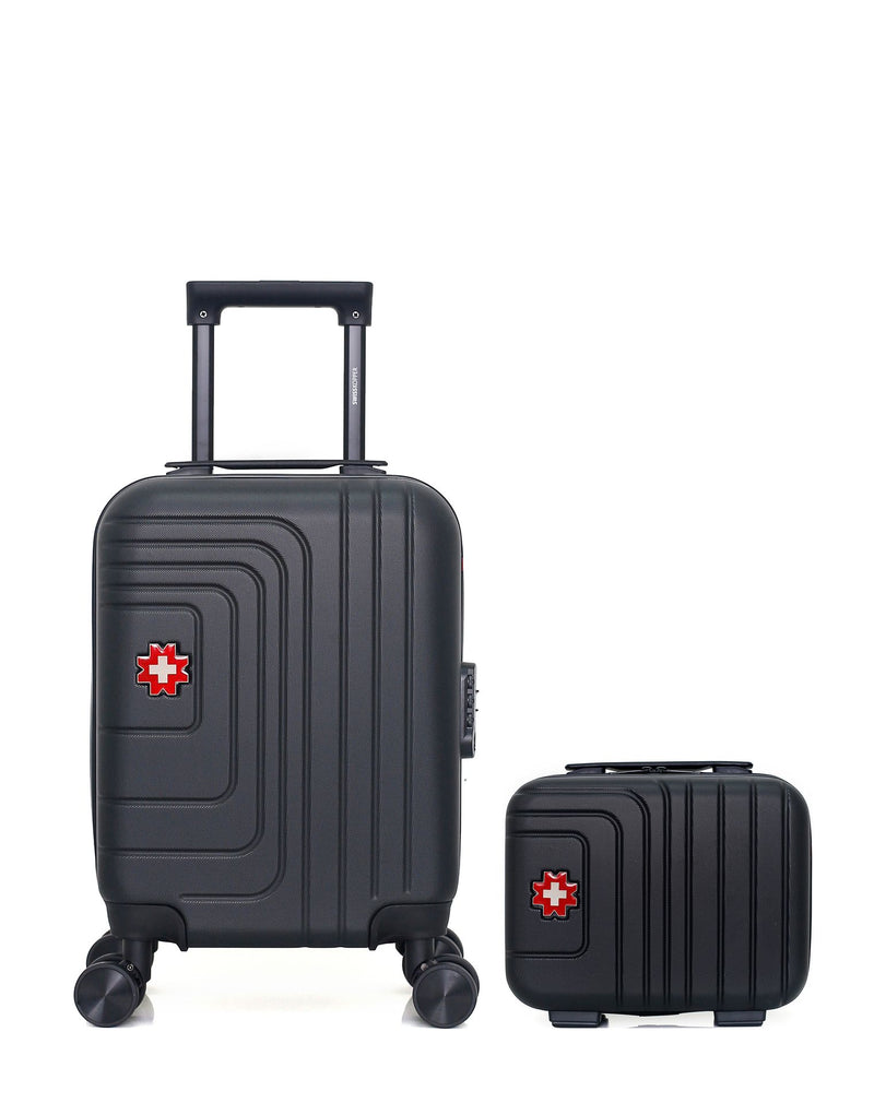 SWISS KOPPER - LOT DE 2 - Valises cabine XXS et vanity RUTI