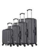 AMERICAN TRAVEL - Set de 4 Valises BRONX-M