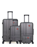 SWISS KOPPER - LOT DE 4 - Valise Grand Format, Valise Week-end, Valise Cabine et Vanity USTER