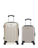 AMERICAN TRAVEL - LOT DE 2 - Valise Cabine et Valise Cabine XXS BROOKLYN