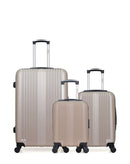 HERO - LOT DE 3 - Valises grand format, cabine et cabine XXS LIPARI