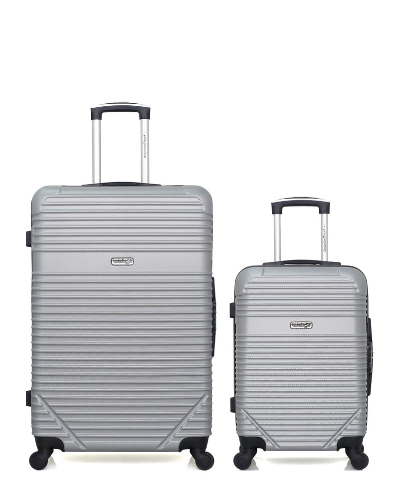 AMERICAN TRAVEL - Lot de 2 - Valises grand format et cabine MEMPHIS