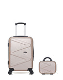 WAVE PARIS - Lot de 2 - Valises Cabine et Vanity AMAZONE