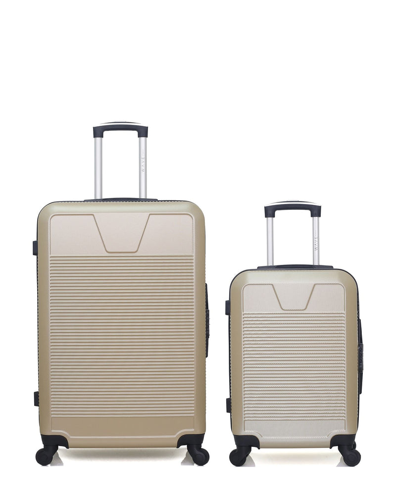 WAVE PARIS - Lot de 2 - Valises Grand Format et Cabine SELENGA