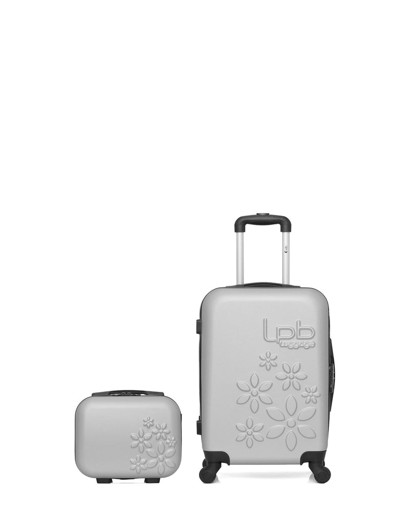 Lot de 2 - Valise cabine et vanity ELEONOR