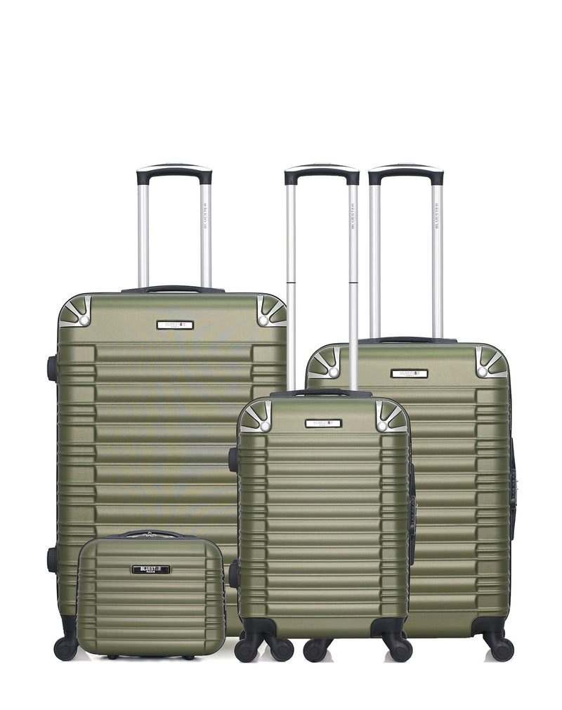 BLUESTAR - Set de 4 Valises LIMA-C 75 cm 4 Roues