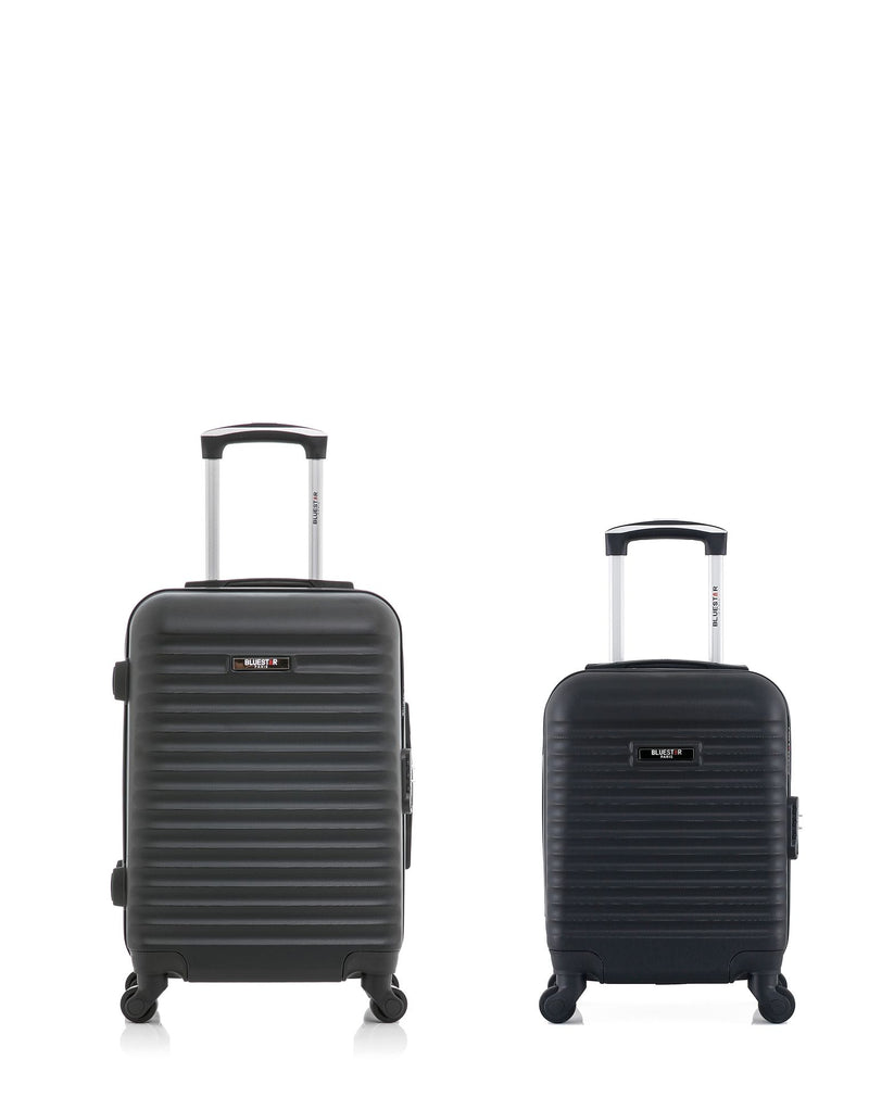 BLUESTAR - Lot de 2 - Valises cabine et cabine XXS BRAZILIA