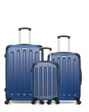 BLUESTAR - LOT DE 3 - Valises grand format, weekend et cabine MADRID