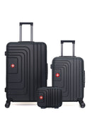 SWISS KOPPER - LOT DE 3 - Valise Grand Format, Valise Cabine et Vanity RUTI