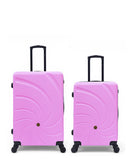 Lot de 2 Valises Rigides Grand Format et Taille Moyenne SERENA