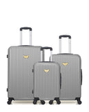 LPB LUGGAGE - LOT DE 3 - Valises grand format, weekend et cabine AGATA