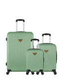 LPB LUGGAGE - LOT DE 3 - Valises grand format, cabine et cabine XXS AGATA