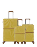Lot de 3 Valises Rigides Grand Format, Cabine et Cabine XS OAKLAND