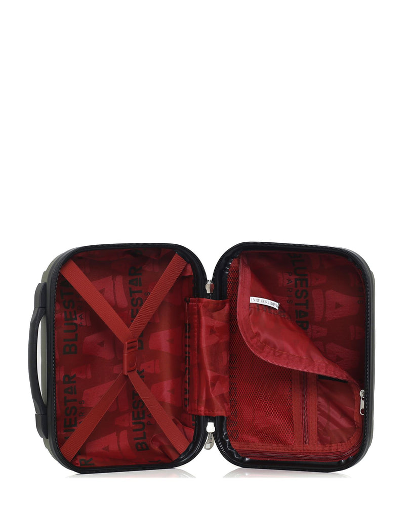 BLUESTAR - Lot de 4 - Valises grand format MIAMI, weekend LIMA, cabine XS MADRID-E et vanity NAPOLI-K
