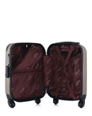 AMERICAN TRAVEL - Lot de 3 - Valises grand format QUEENS, weekend QUEENS et cabine XXS BUDAPEST