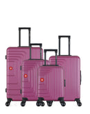 SWISS KOPPER - LOT DE 4 - Valise Grand Format, Valise Week-end, Valise Cabine et Valise Cabine XXS RUTI