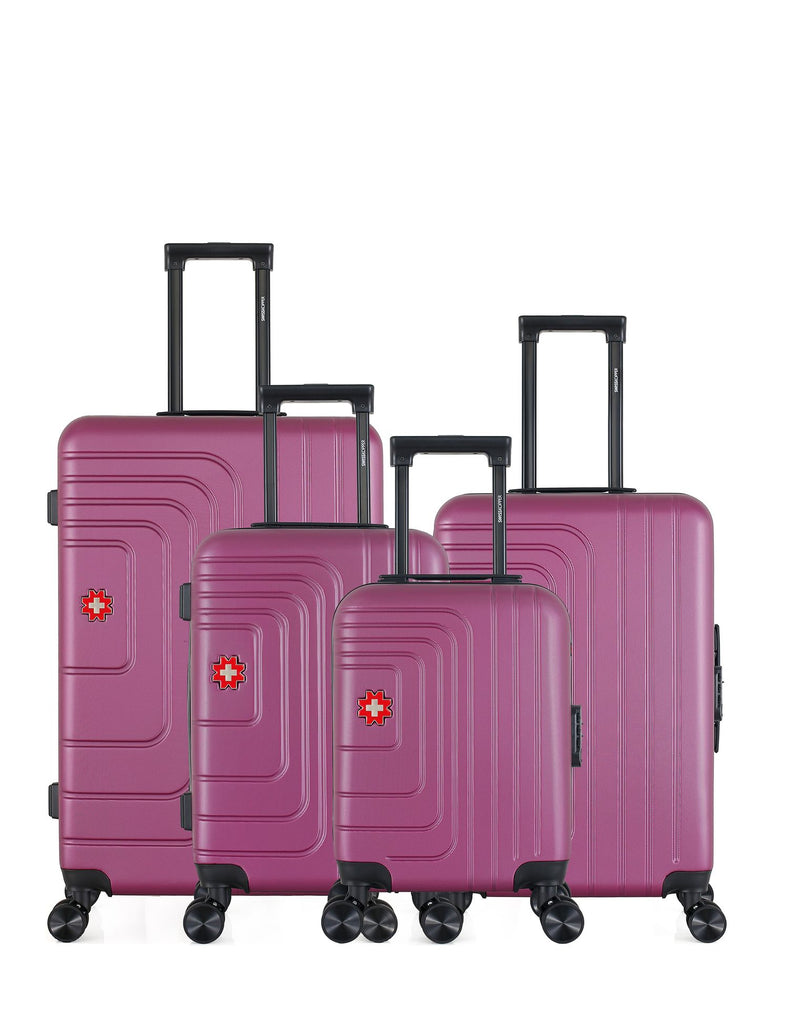 SWISS KOPPER - Lot de 4 - Valises grand format, weekend, cabine, cabine XXS RUTI