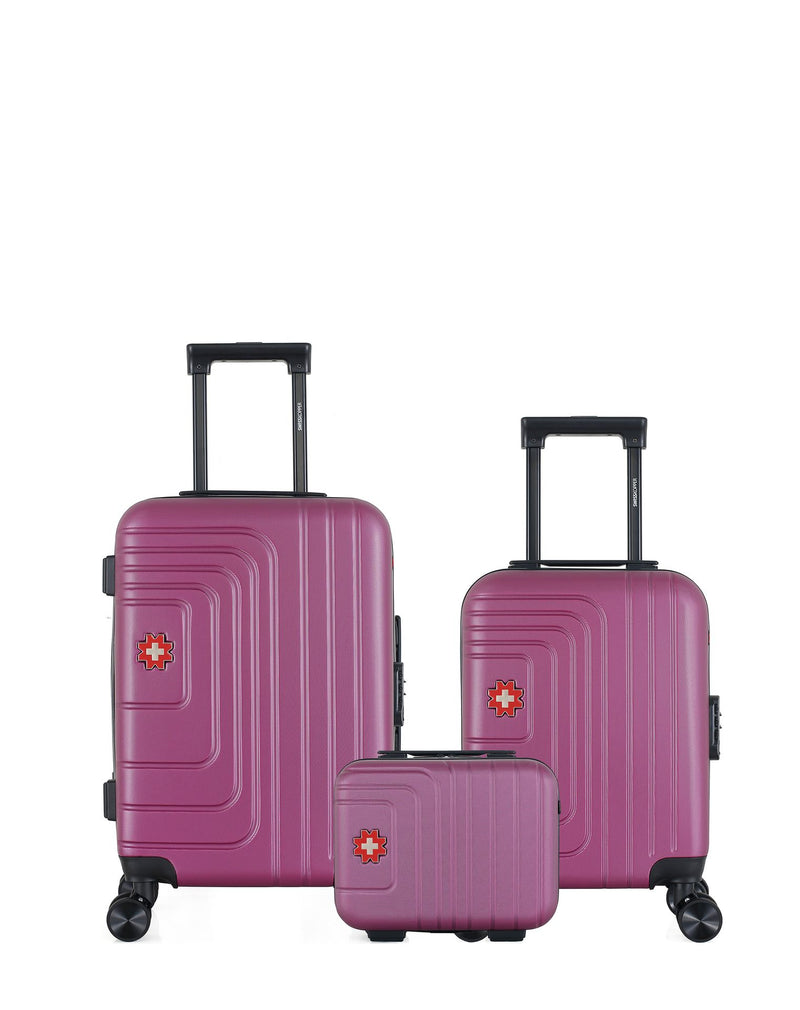 SWISS KOPPER - LOT DE 3 - Valises cabine, cabine XXS et vanity RUTI