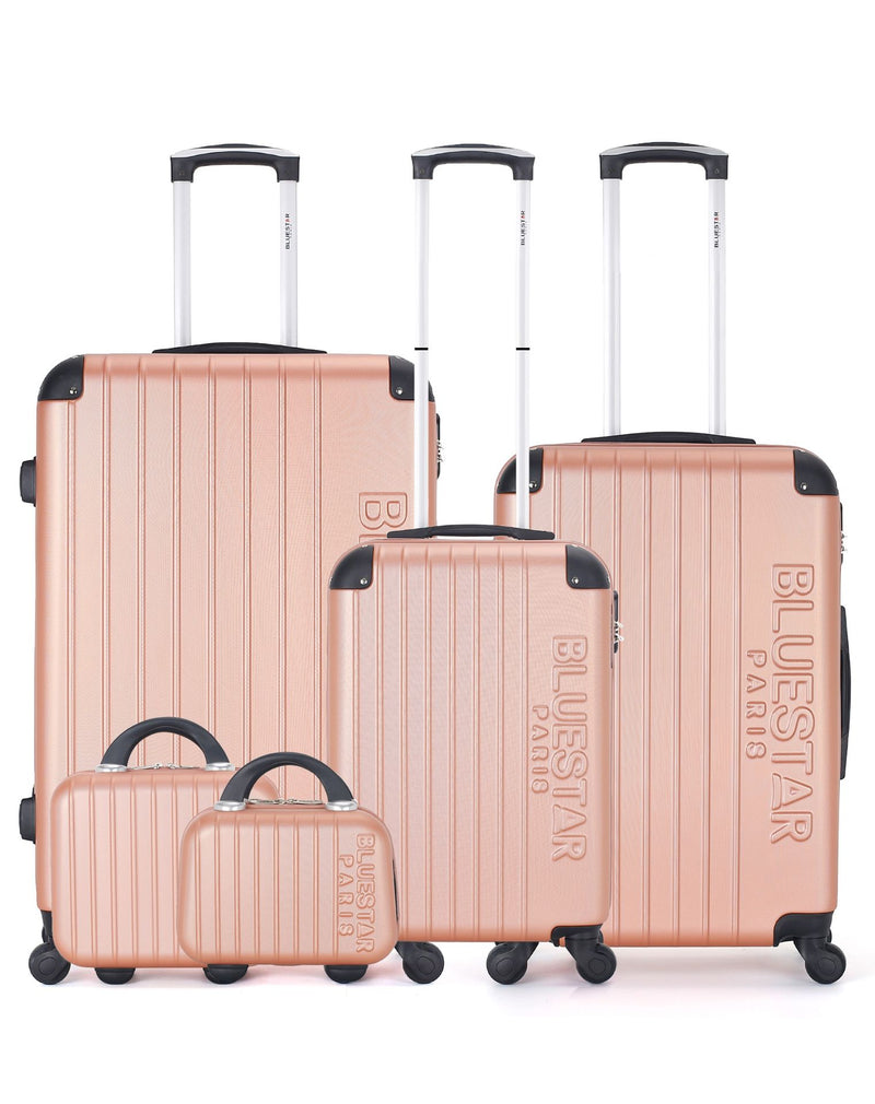 BLUESTAR - Set de 5 Valises BUCAREST-F 75 cm 4 Roues