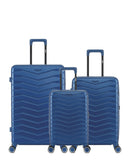 Lot de 3 Valises Rigides Grand Format, Taille Moyenne et Cabine XS SEATTLE