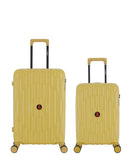 Lot de 2 Valises Rigides Taille Moyenne et Cabine XS ODEON