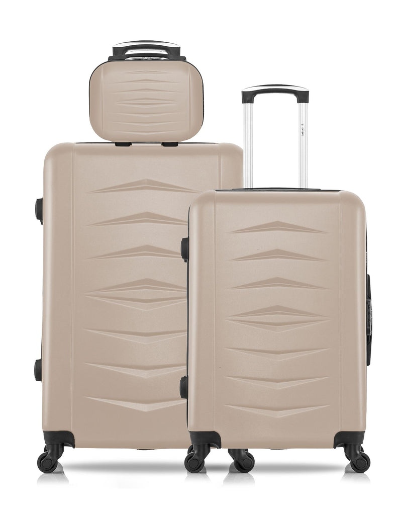 Lot de 3 - Valises grand format, weekend et vanity OVIEDO