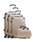 BLUESTAR - Set de 5 Valises BUCAREST-F 75 cm 4 Roues