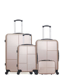 HERO - LOT DE 4 - Valises grand format, weekend, cabine et vanity CORONADO