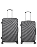 WAVE PARIS - Lot de 2 - Valises grand format et weekend DANUBE
