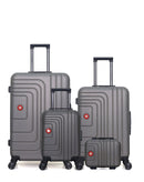 SWISS KOPPER - LOT DE 4 - Valise Grand Format, Valise Week-end, Valise Cabine XXS et Vanity RUTI