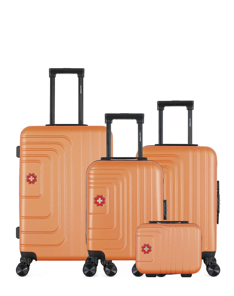 SWISS KOPPER - Lot de 4 - Valises weekend, cabine, cabine XXS et vanity RUTI