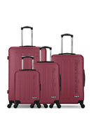 AMERICAN TRAVEL - LOT DE 4 - Valises grand format, weekend, cabine et cabine XXS BRONX