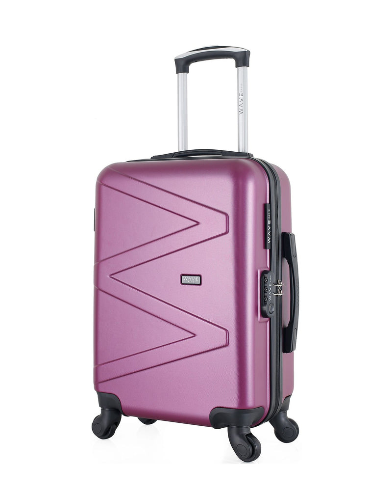 WAVE PARIS - Valise Cabine ABS AMAZONE 4 Roues 55 cm