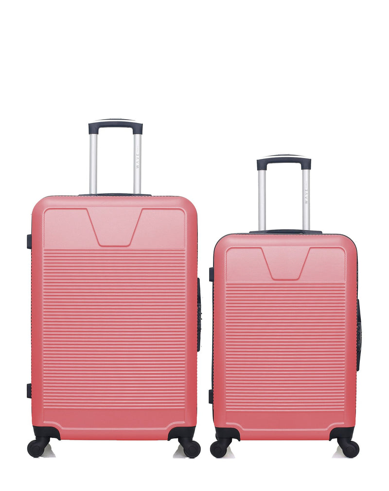WAVE PARIS - Lot de 2 - Valise grand format et valise weekend SELENGA