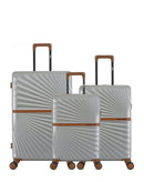 Lot de 3 Valises Rigides Grand Format, Taille Moyenne et Cabine OAKLAND