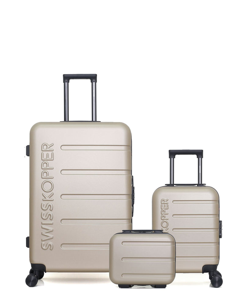 SWISS KOPPER - LOT DE 3 - Valises grand format, cabine XXS et vanity AIGLE