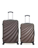 WAVE PARIS - Lot de 2 - Valises grand format et weekend DANUBE