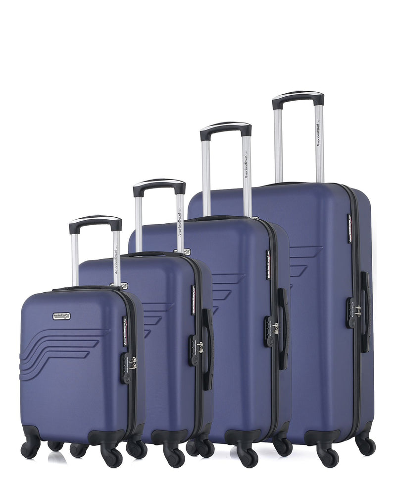 AMERICAN TRAVEL - SET DE 4 ABS QUEENS-M 4 Roues