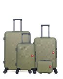 SWISS KOPPER - LOT DE 4 - Valise Grand Format, Valise Week-end, Valise Cabine et Vanity SPIEZ